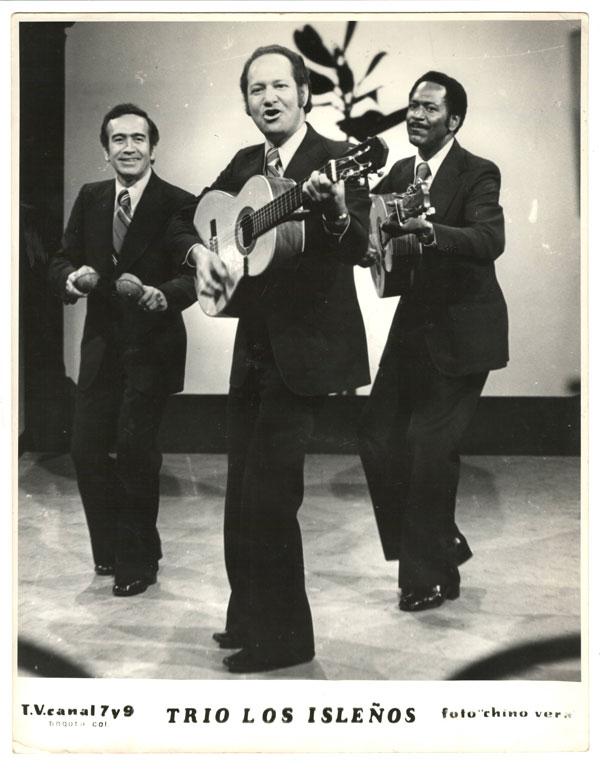 El Trío en una presentación televisiva en Canal 7 de Colombia.