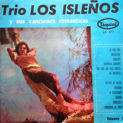 Portada del disco Los Isleños y sus Canciones Románticas.